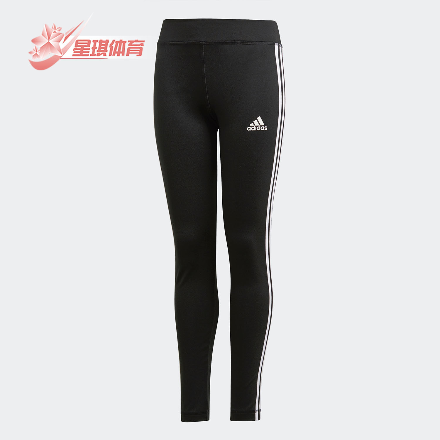 adidas/阿迪达斯正品yg tr eq 3s l t女大童休闲运动紧身裤dv2755