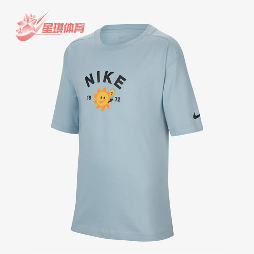 耐克正品大童运动休闲印花短袖