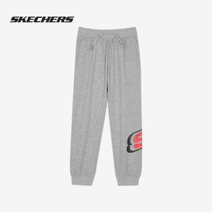 新款 Skechers 夏季 L221B129 斯凯奇正品 儿童运动休闲舒适长裤