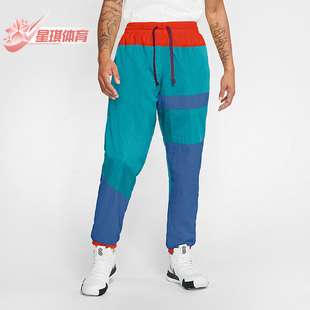 CN8513 男子运动拼接梭织休闲舒适宽松跑步长裤 359 耐克正品 Nike