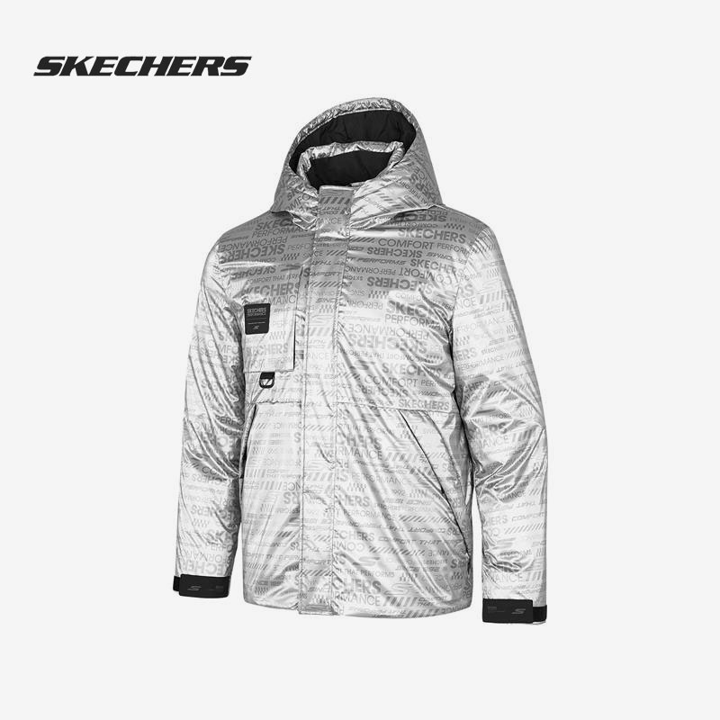 Skechers/斯凯奇正品秋季男子运动保暖羽绒服P421M037