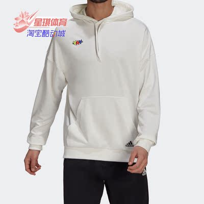 阿迪达斯男子训练运动卫衣套头衫