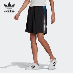 三叶草SHORTS Adidas 阿迪达斯正品 新款 GN2934 PB女子运动短裤