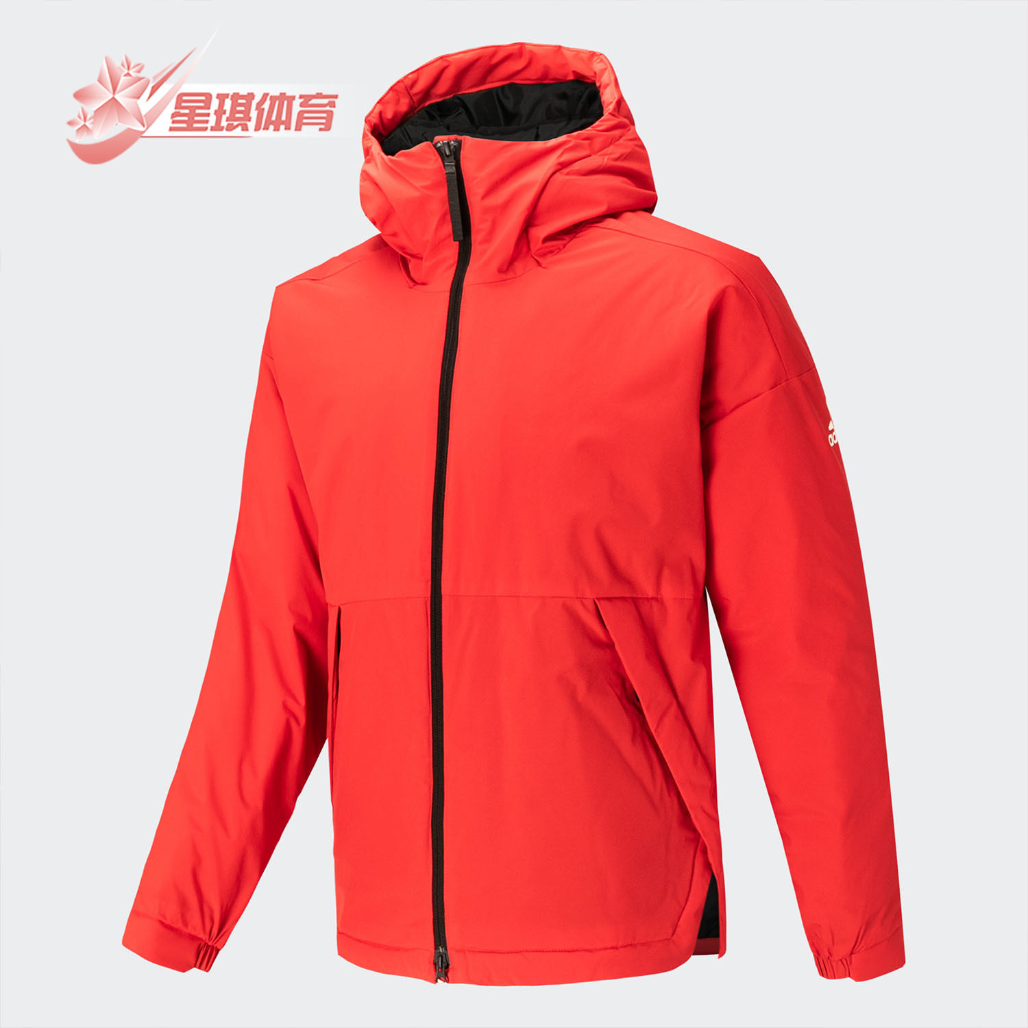 Adidas/阿迪达斯正品春季新款男子运动休闲棉服外套 FT9409