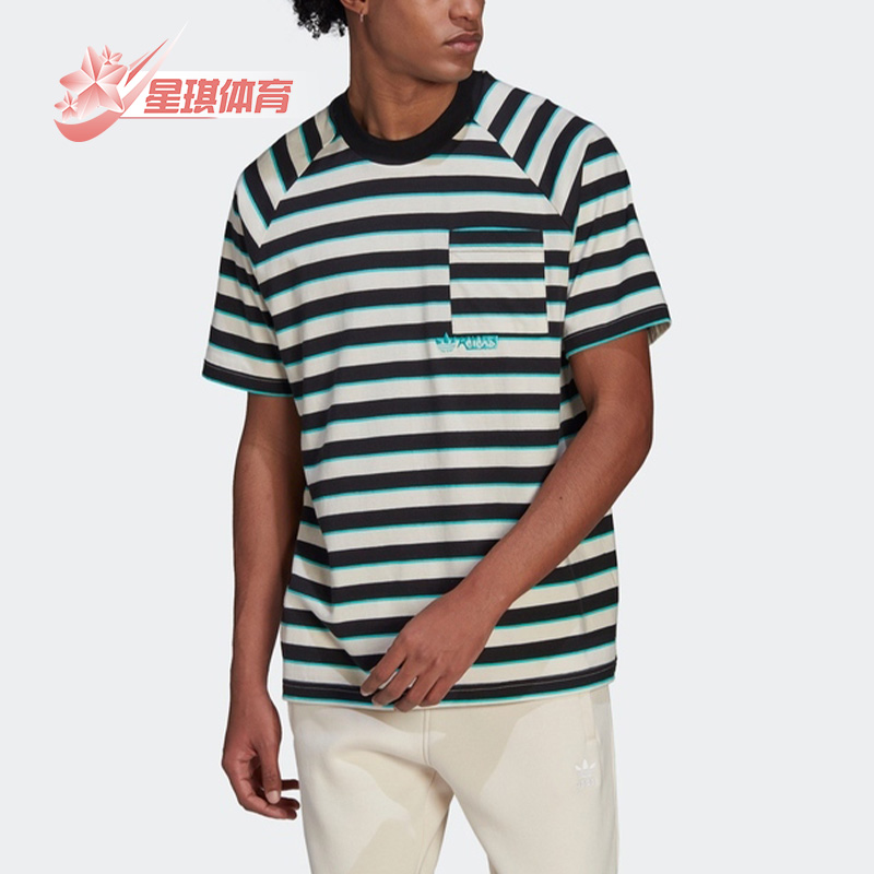 阿迪达斯三叶草男子运动休闲T恤