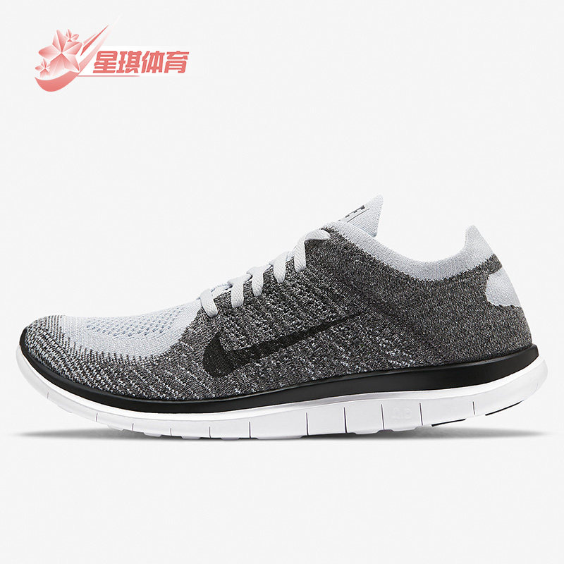 Nike/耐克正品FREE 4.0 FLYKNIT 男女缓震赤足跑步鞋 631053-010