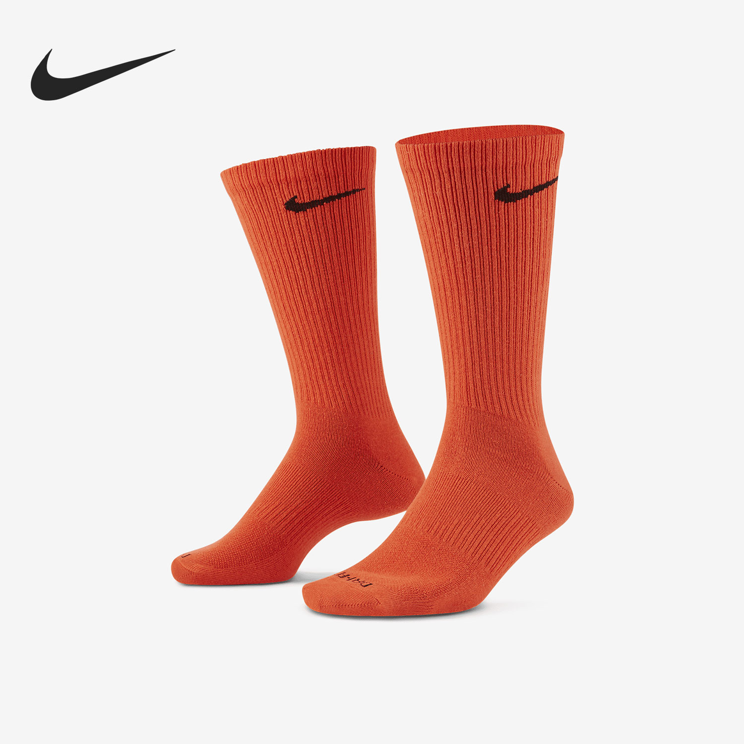 耐克男女中帮休闲运动袜