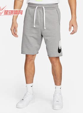 Nike/耐克正品新款男子印花法式毛圈运动休闲透气短裤DM6818-029