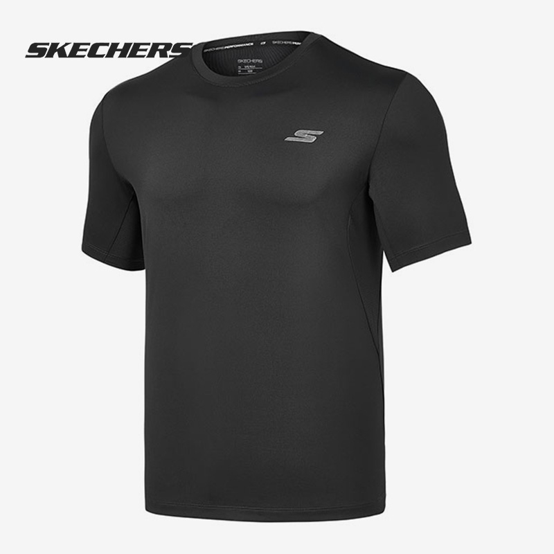 Skechers/斯凯奇正品夏季新款男子休闲透气短袖T恤 P221M018