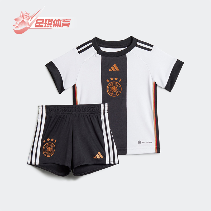 阿迪达斯婴童足球运动套装