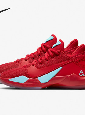 Nike/耐克正品Zoom Freak 2女子GS大童实战篮球鞋CN8574-605