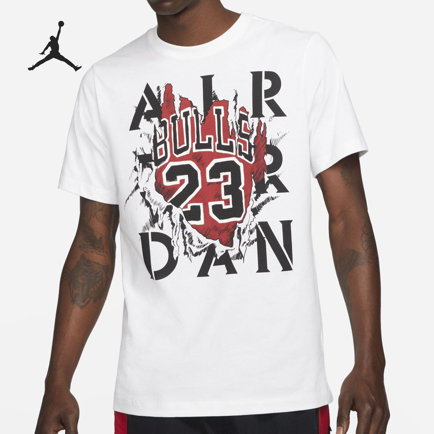 Nike/耐克正品新款夏季AJ乔丹男子23号短袖运动T恤DD5260-100