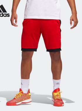 Adidas/阿迪达斯正品夏季新款男子休闲透气运动短裤 DU8306