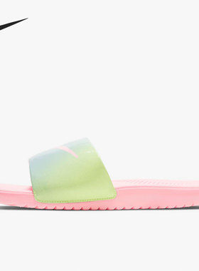 Nike/耐克正品 KAWA SLIDE SE2 GS/PS 大童夏季拖鞋 CW1656-600