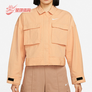 新款 女子运动休闲时尚 工装 Nike DM6244 春季 夹克 851 耐克正品