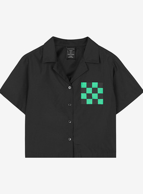 Skechers/斯凯奇正品夏季女子休闲透气运动翻领短袖衬衫L322W027