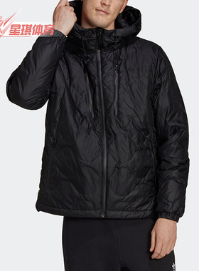 Adidas/阿迪达斯正品三叶草DOWN QUILT PUFF男子运动羽绒服H13586