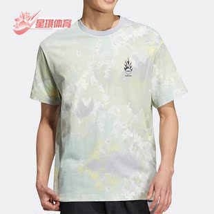 男子舒适运动休闲宽松短袖 Adidas 阿迪达斯正品 NEO夏季 HN4738 T恤