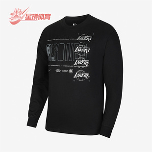 Nike/耐克正品新款男子洛杉矶湖人队运动长袖T恤CV5999-010