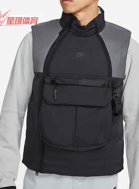 Nike/耐克正品休闲男子时尚潮流机能风保暖棉马甲 DD6637-010