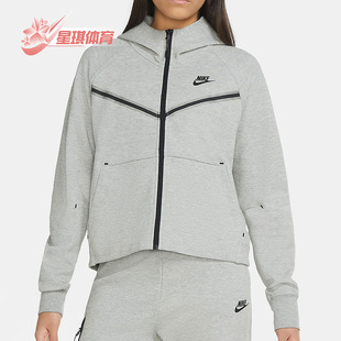 耐克正品 外套夹克CW4299 NSW FLEECE女子运动连帽衫 063 TECH Nike