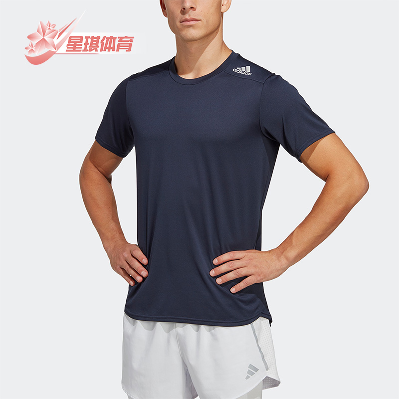 阿迪达斯正品男子休闲运动短袖