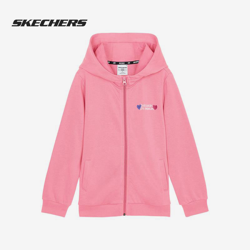 Skechers/斯凯奇正品秋季新款女童休闲外套 L321G072