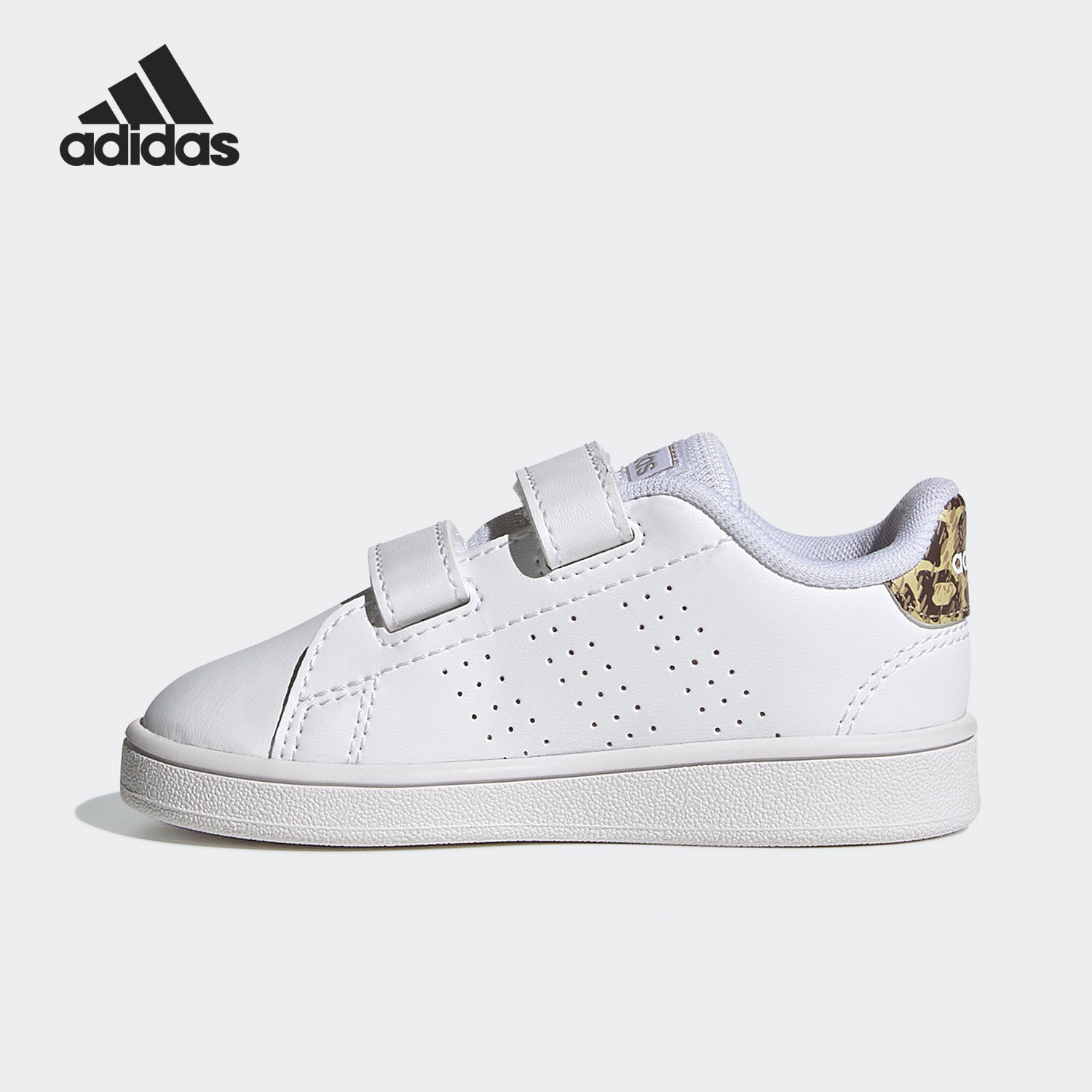 阿迪达斯低帮魔术贴小童运动鞋