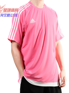 Adidas/阿迪达斯正品夏季新款男子休闲运动透气短袖T恤S16163