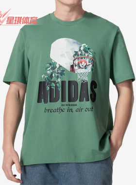 Adidas/阿迪达斯正品LIL STRIPE Q2 T男士夏季短袖T恤IM8511