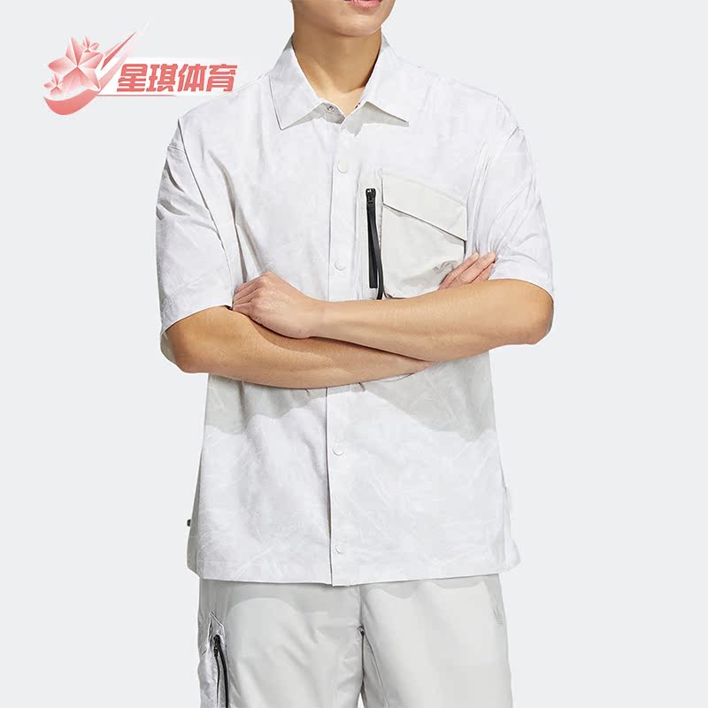 Adidas/阿迪达斯男子短袖衬衫