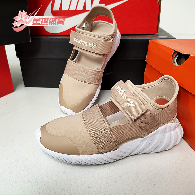 阿迪达斯三叶草大童运动凉鞋