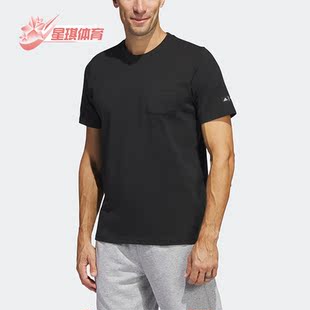 男子运动短袖 Adidas PKT MARIMEKKO T恤HR2988 阿迪达斯正品