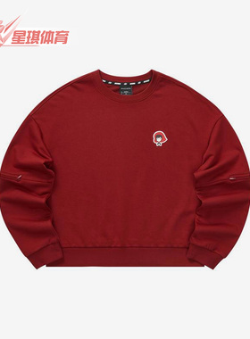 Skechers/斯凯奇正品秋季新款女士圆领休闲运动套头卫衣 L322W086