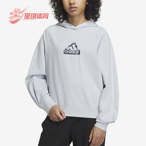 阿迪达斯女士简约宽松运动卫衣