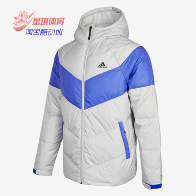 阿迪达斯男子连帽羽绒服