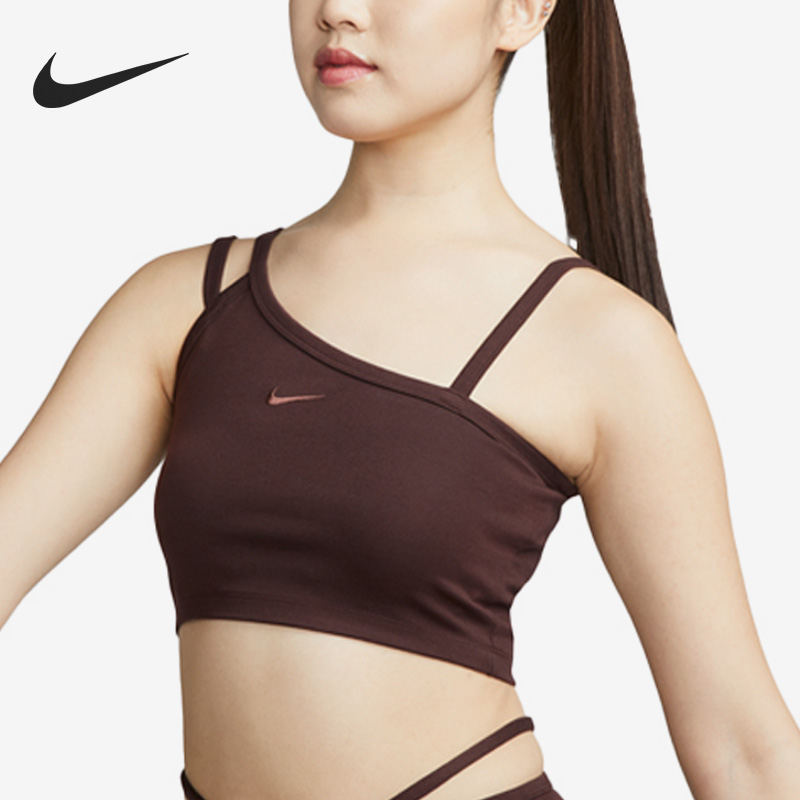 女子短款运动刺绣背心