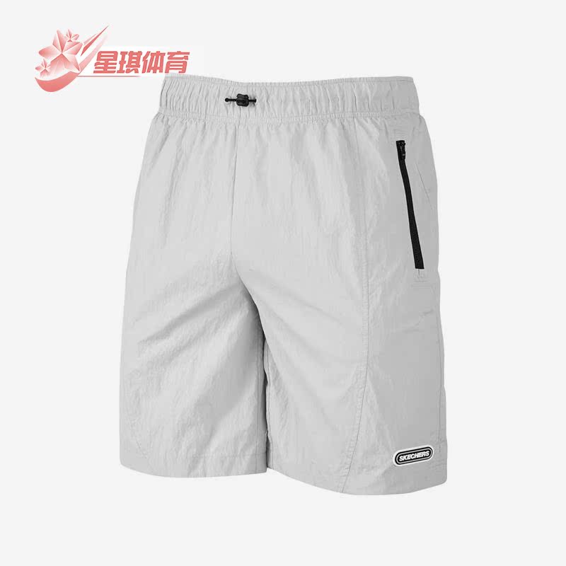 斯凯奇男子跑步松紧腰运动短裤