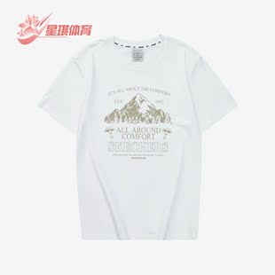 斯凯奇正品 L223U052 夏季 男女休闲针织运动短袖 0019 新款 Skechers