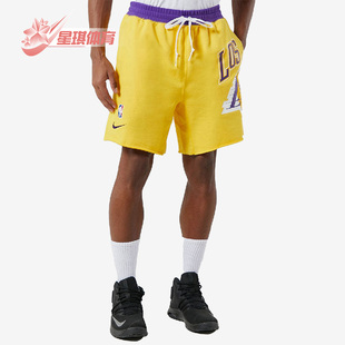 DB1956 洛杉矶湖人队男子篮球运动舒适五分裤 728 耐克正品 Nike