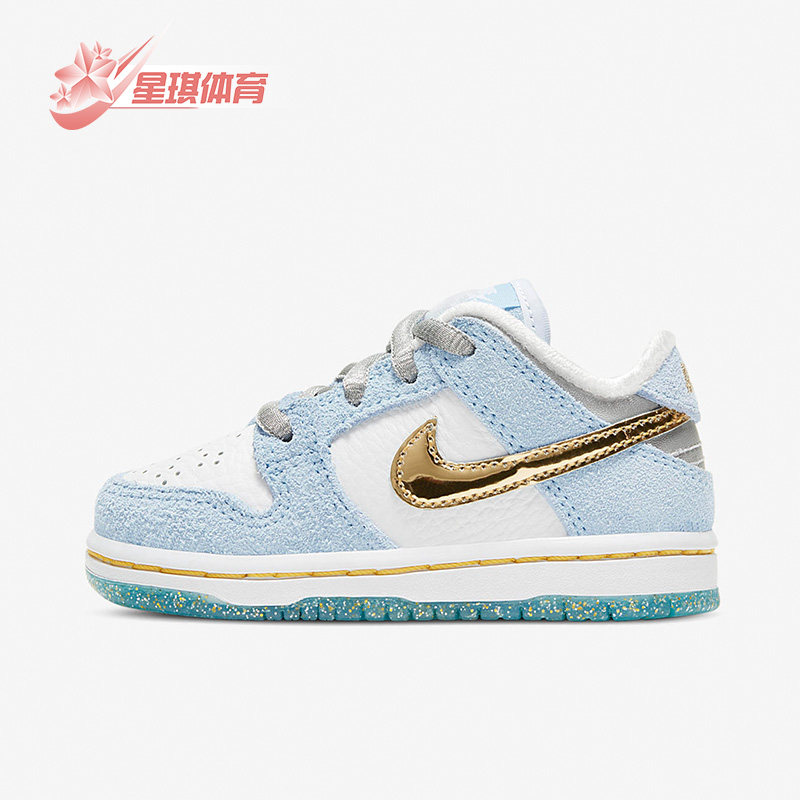 耐克婴童舒适耐磨低帮轻便运动鞋