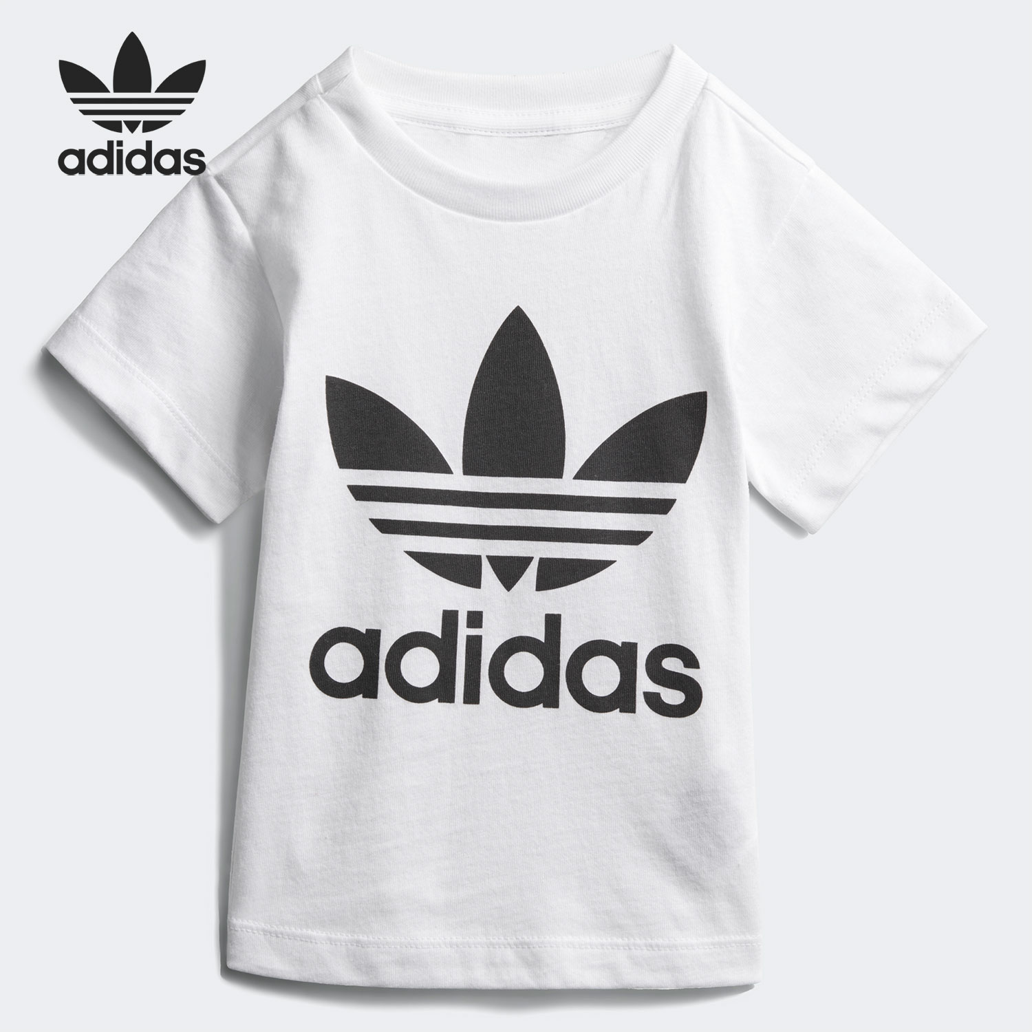 儿童休闲短袖T恤阿迪达斯正品