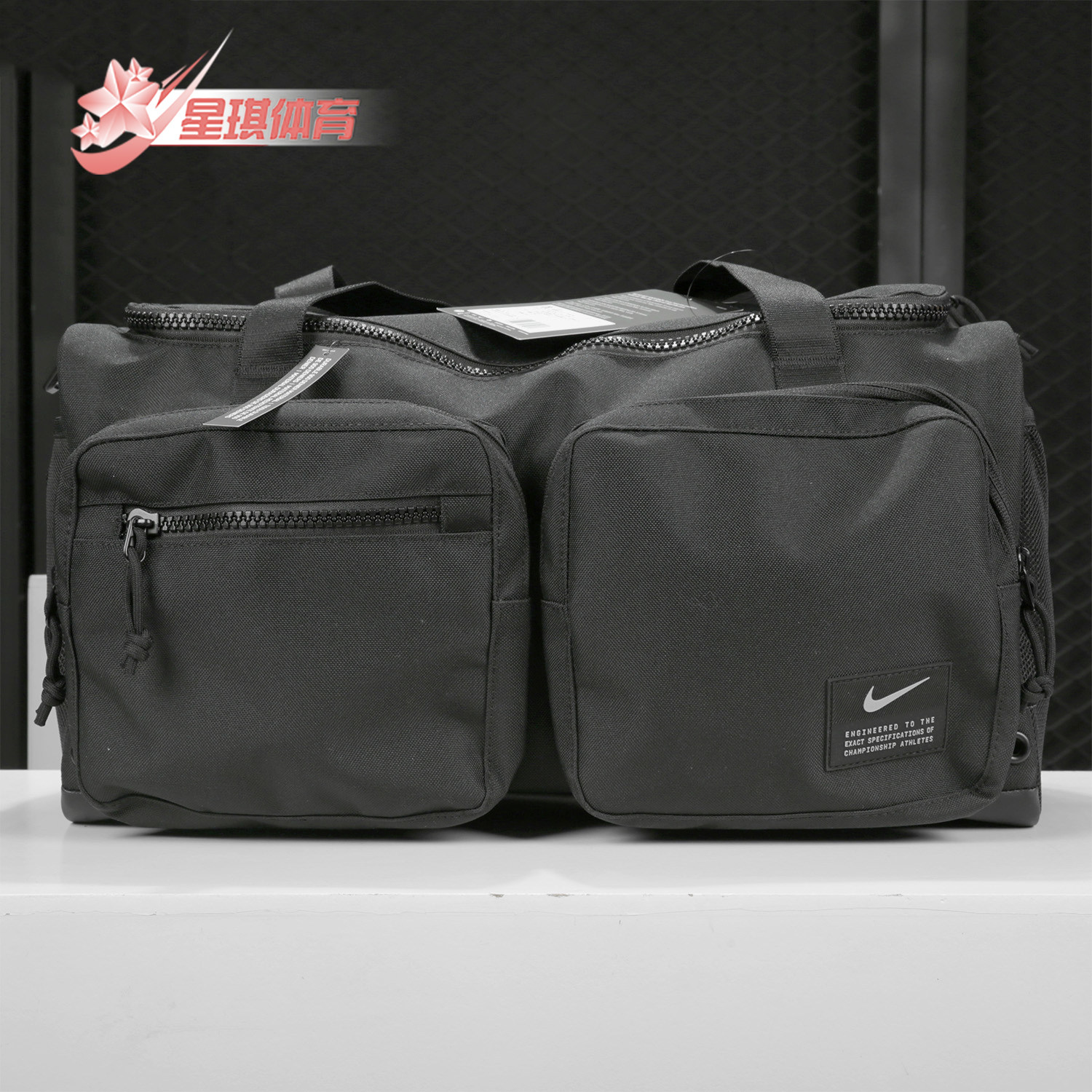 Nike/耐克正品夏季新款男子健身运动斜挎拎包单肩包CK2795