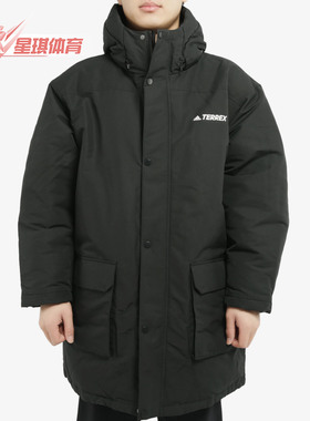 Adidas/阿迪达斯正品冬季男子户外休闲运动保暖羽绒服 EH4987