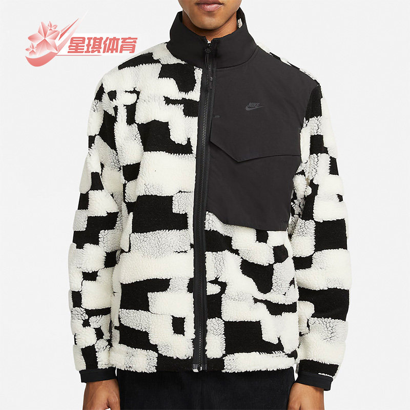 耐克男子正品羊羔毛保暖外套