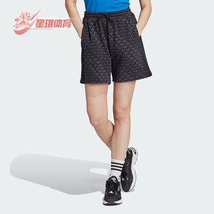 女子透气休闲运动短裤 三叶草夏季 II3189 阿迪达斯正品 Adidas