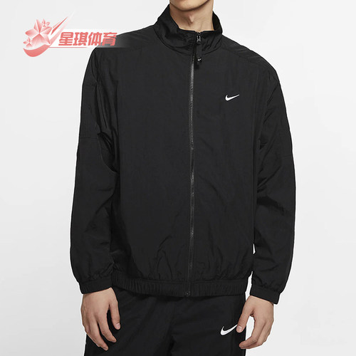 耐克年男子复古休闲运动拉链外套