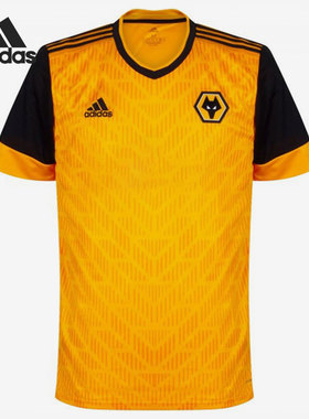 Adidas/阿迪达斯正品20/21狼队主场球迷版男子运短袖球衣FJ4503