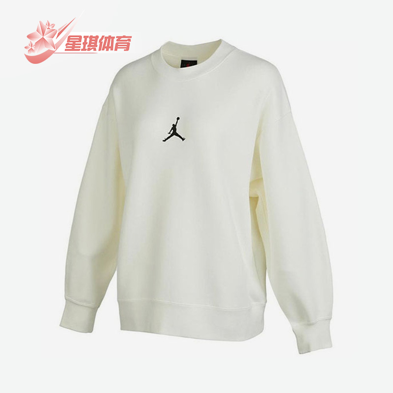 女子圆领加绒套头卫衣耐克正品