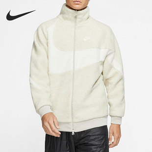 BQ6546 大勾摇粒绒运动休闲男子保暖外套 070 耐克正品 Nike